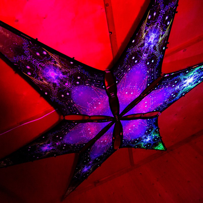 Ceiling UV Festival Decor “Geometry Galaxy”