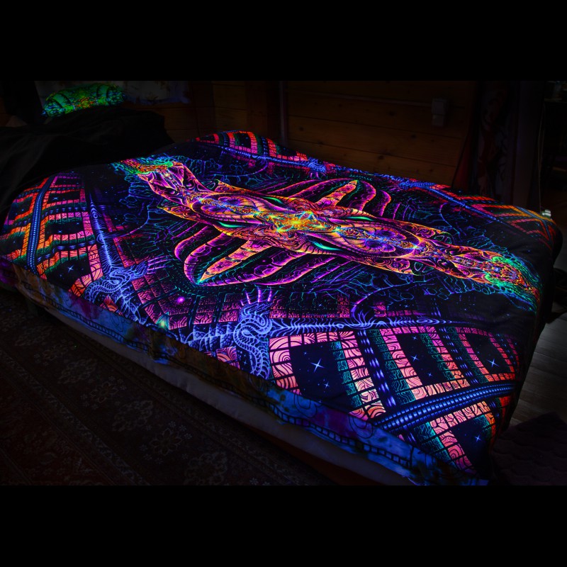 Unique Psychedelic Blanket "Vajraforming"