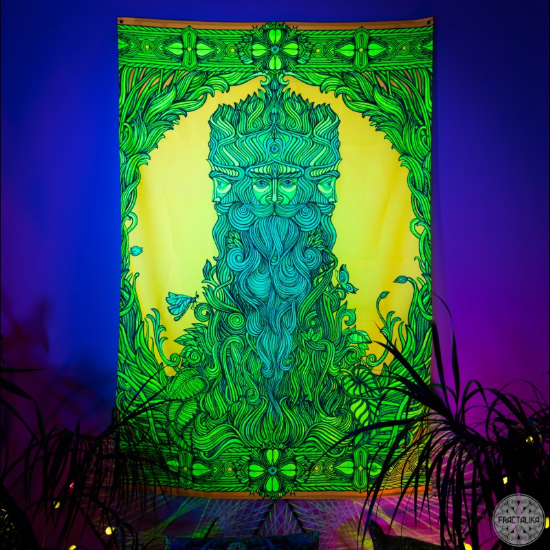 Shamanic Spiritual Fluorescent Home Decor «Idol»