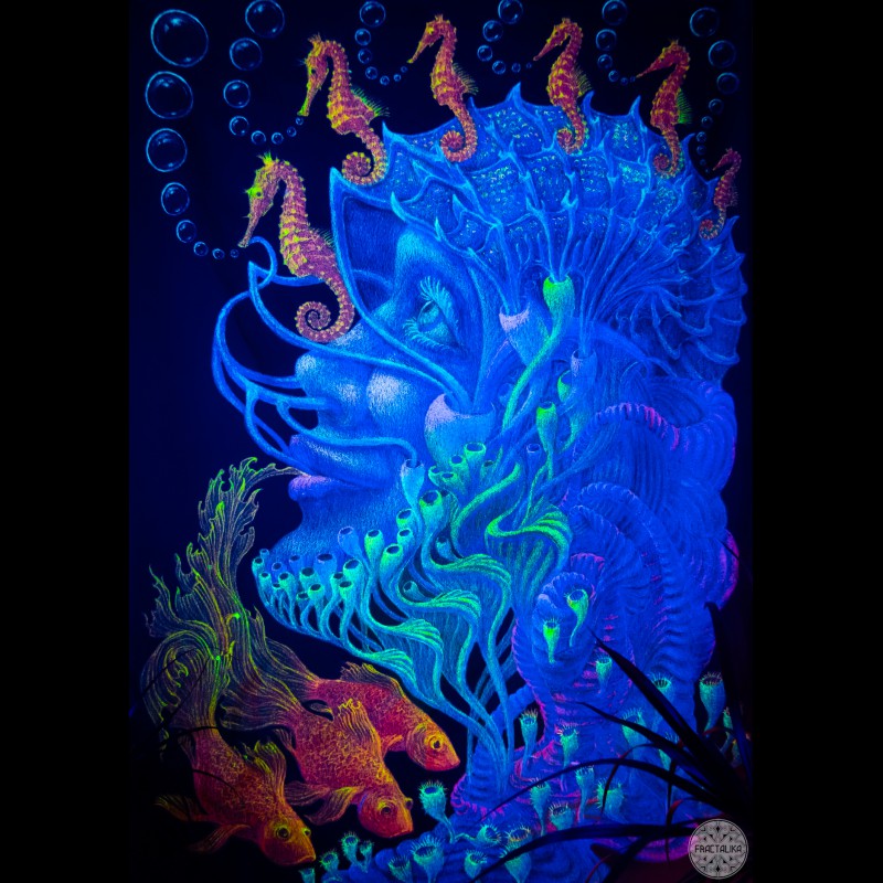 Psychedelic Unique Decor «Sea Spirit»