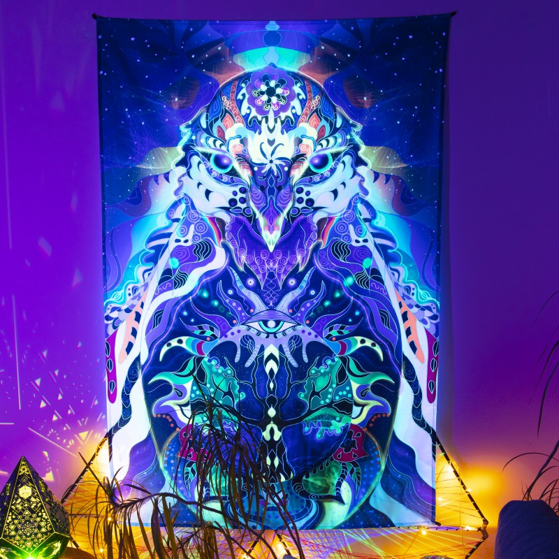 Spiritual Psychedelic Wall Art  «Spirit of the sky»