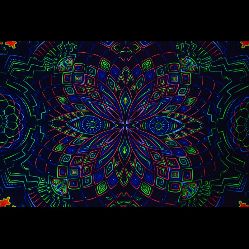 Fractal Mandala UV-backdrop «Retu sepra mandala»
