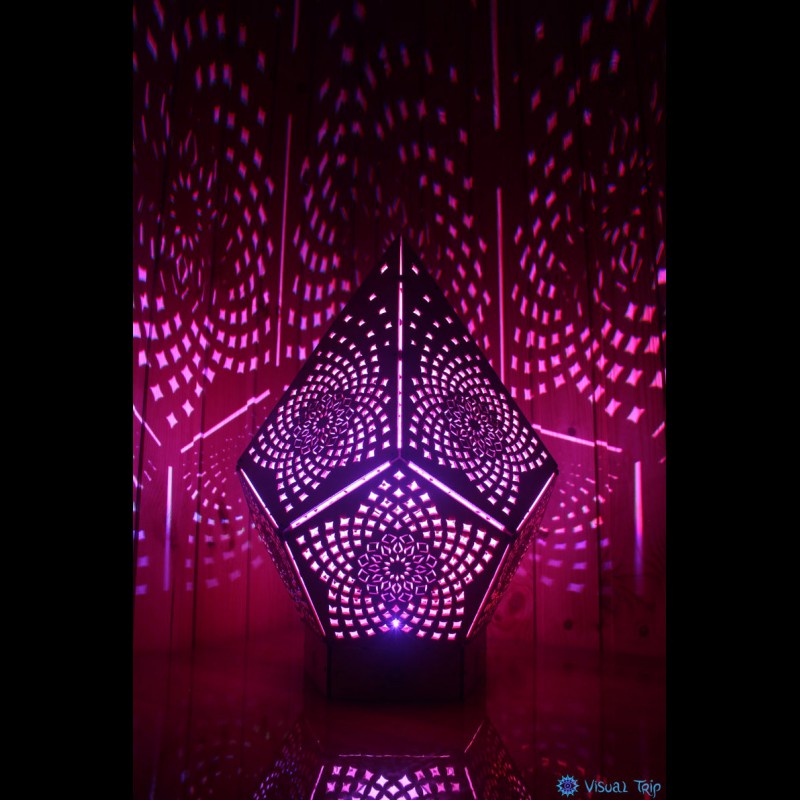 Shadow Sacred Geometry Lamp «Тоrus Crystal»