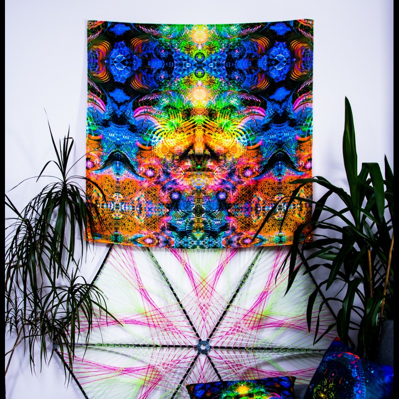 Spiritual Fractal UV-paintings "Shamanic Game"
