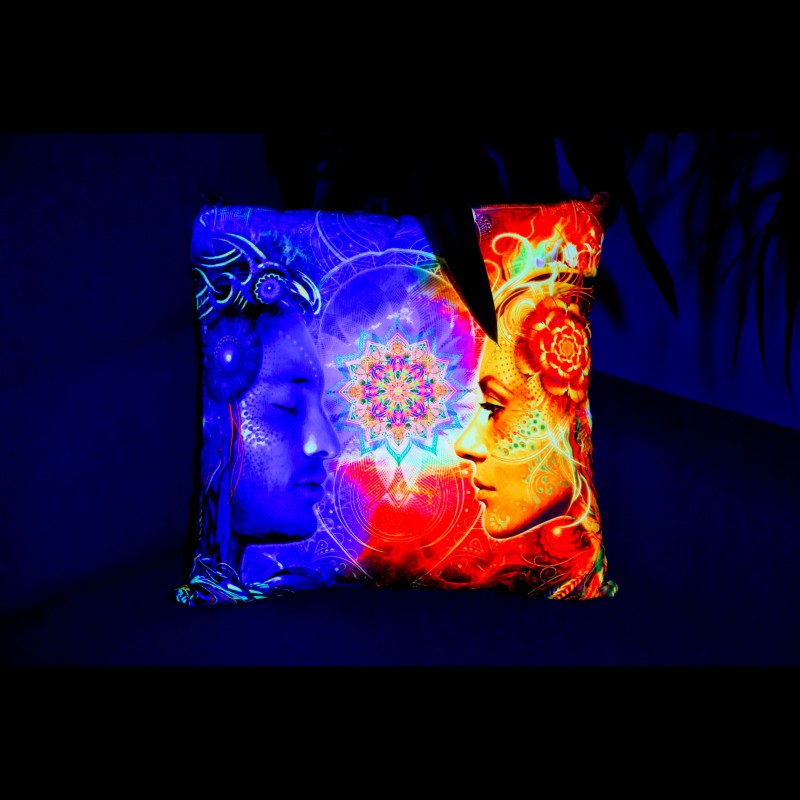 Home Décor Trippy Pillow "Sacred Unity"