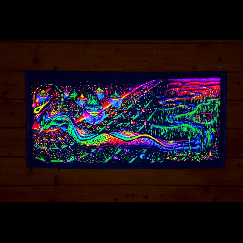 Visionary LSD shamanic tapestry Archaic Revival
